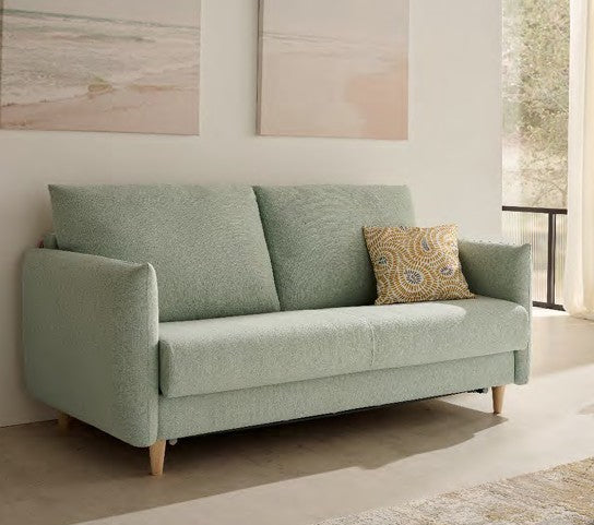 Sofá cama modelo MINIMAL con sistema Italiano servicio rápido