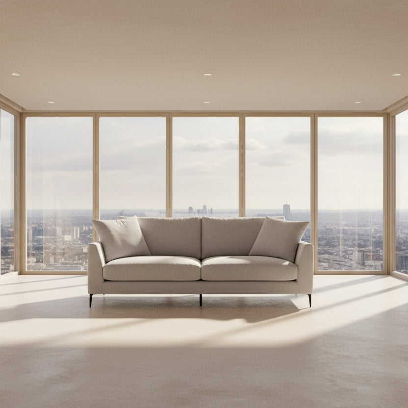 Sofá de diseño modelo FORMENTERA Tapizado Aquaclean