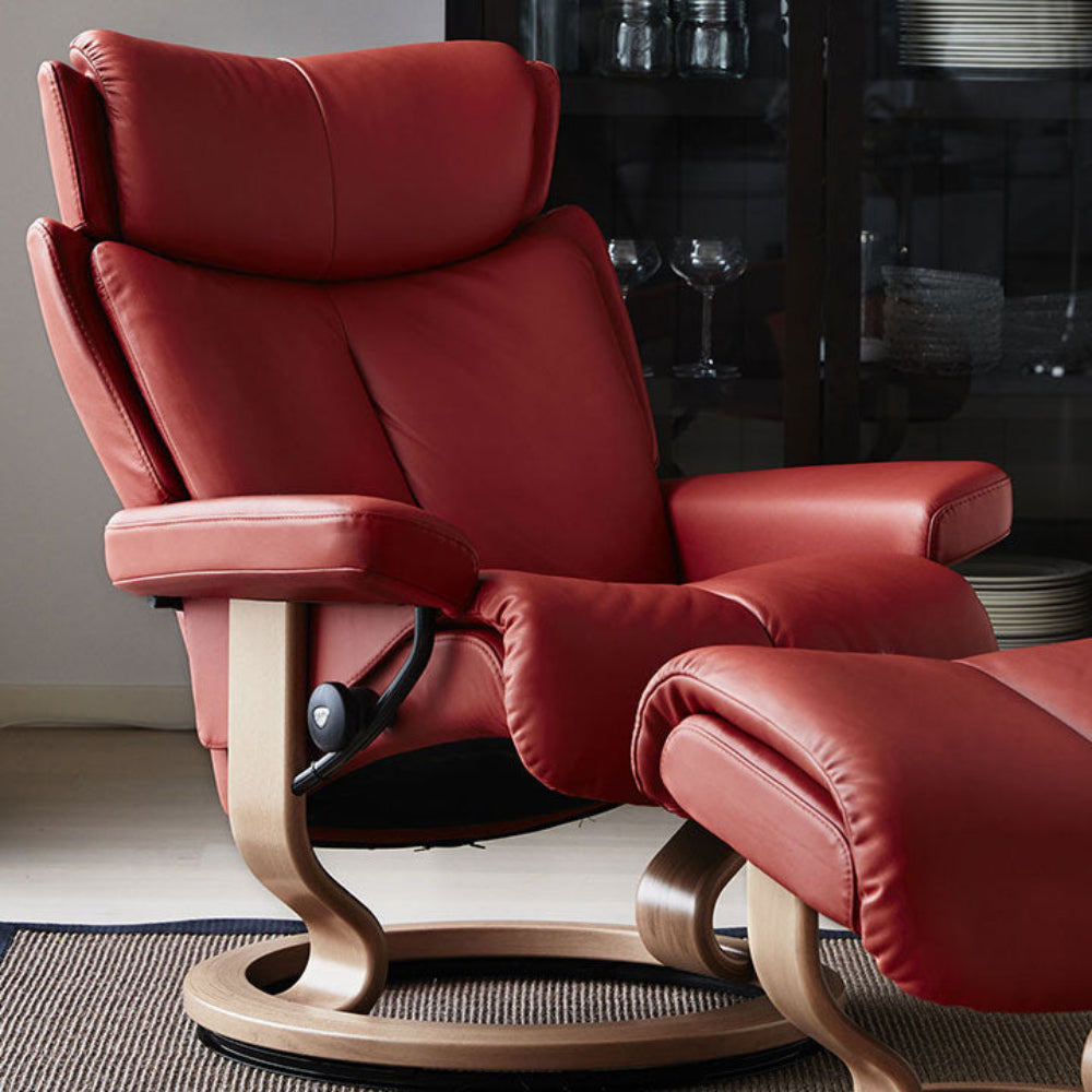 Sillon modelo MAGIC Classic Plus™ System de STRESSLESS en piel Batick