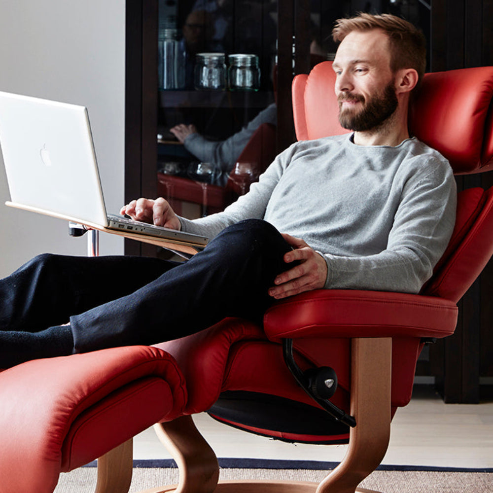 Sillon modelo MAGIC Classic Plus™ System de STRESSLESS en piel Batick