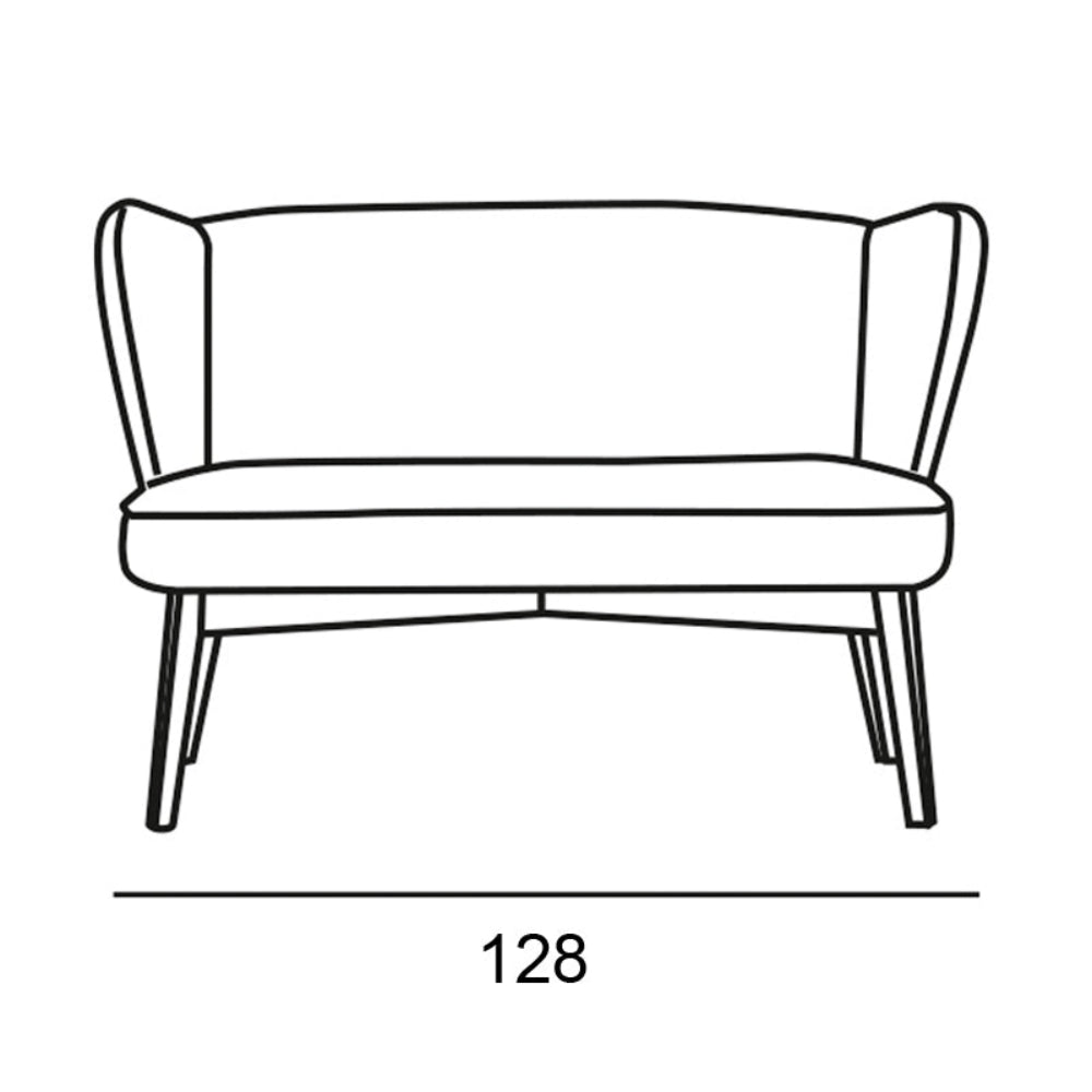 Sofá modelo MALIK con capitoné Tapizado Lido