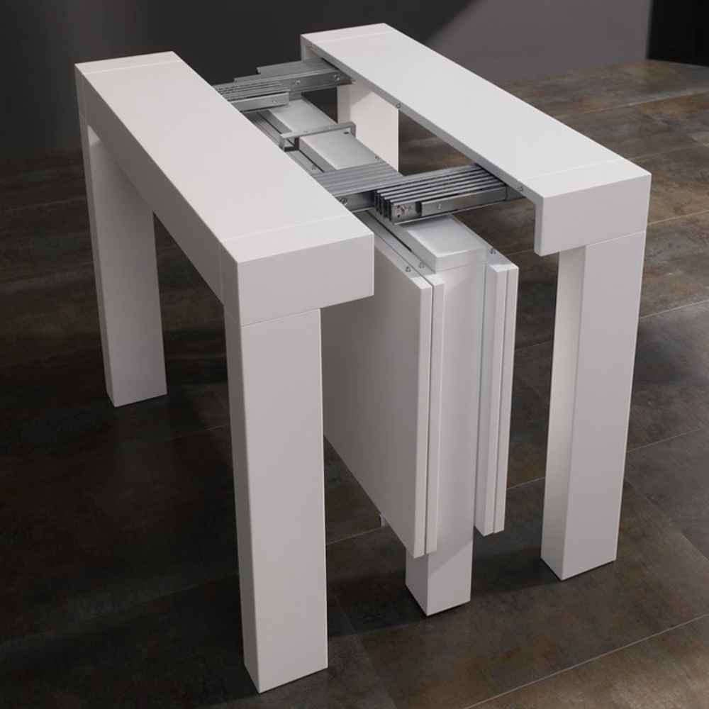 Consola convertible en mesa d ecomedor modelo IN-LMT