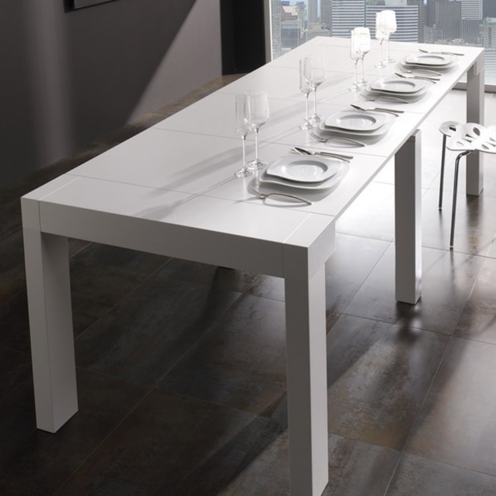Consola convertible en mesa d ecomedor modelo IN-LMT