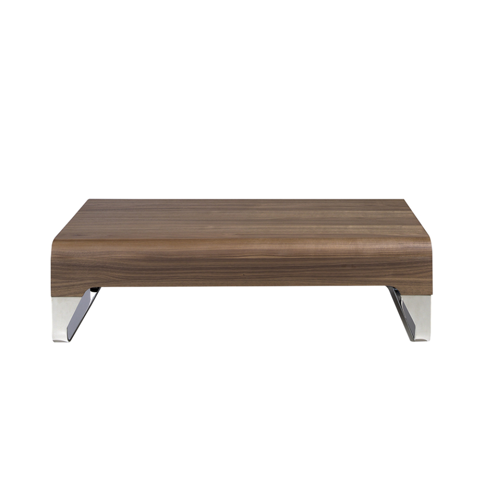 Mesa de centro de diseño Chapada en Nogal