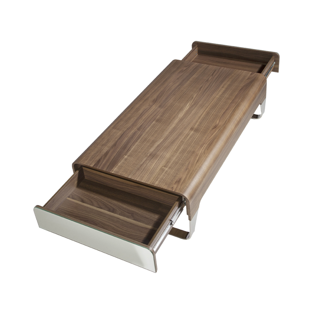 Mesa de centro de diseño Chapada en Nogal