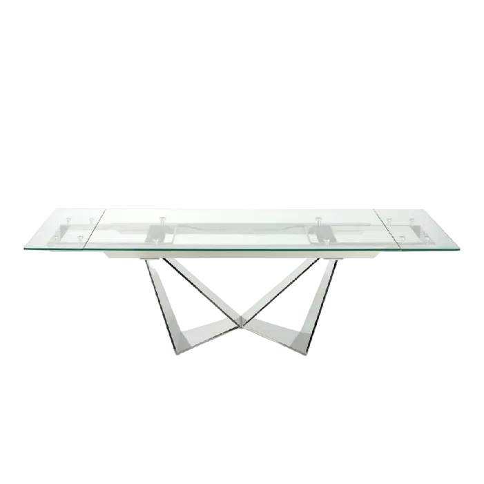 Mesa de comedor con Tapa Cristal Coleccion Elegance