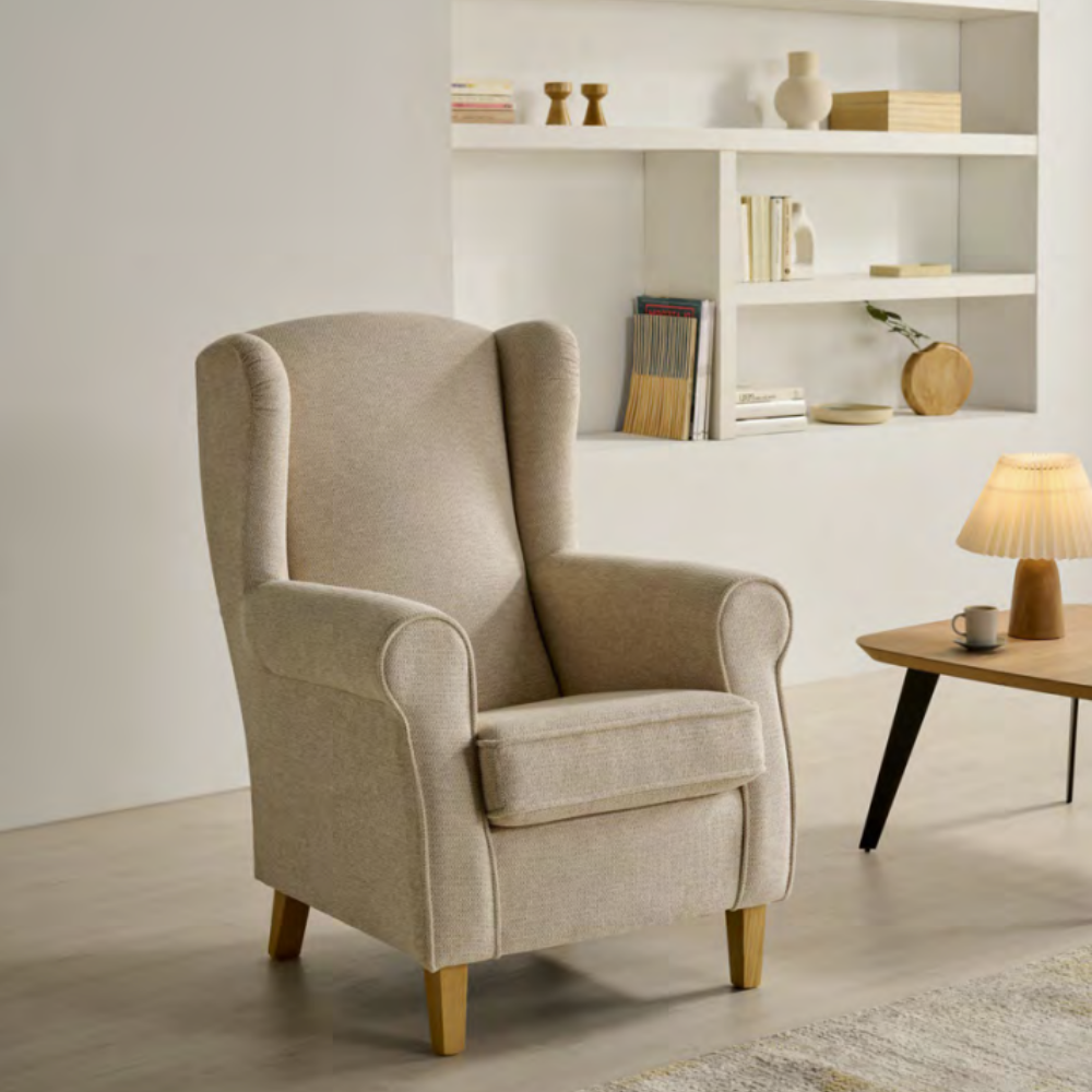 Sillón orejero modelo ORBE Tapizado Express