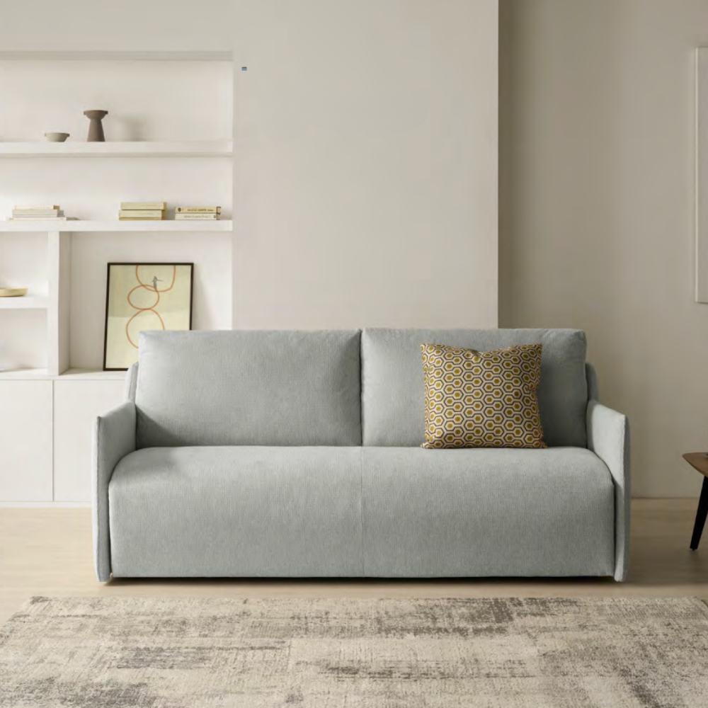 Sofá cama modelo CARTAGENA con sistema Italiano y Tapizado Express
