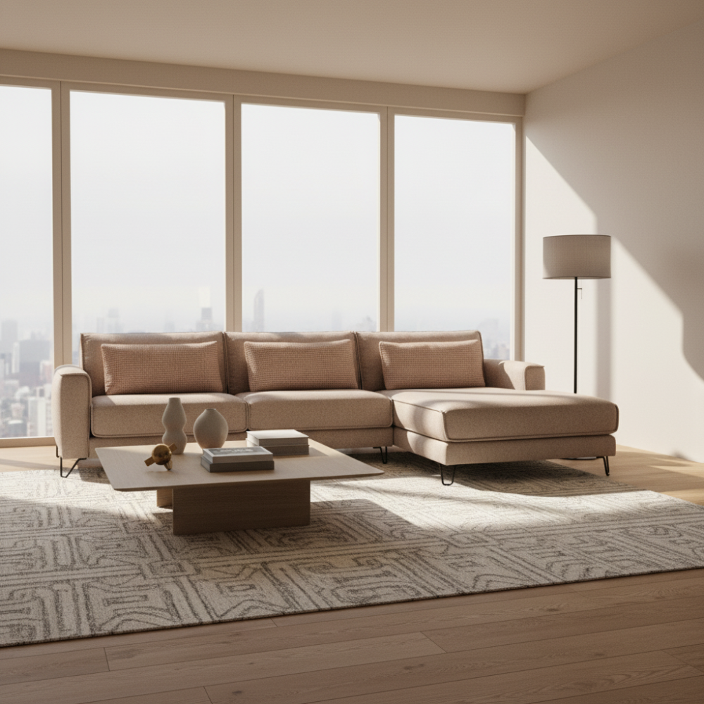 Chaiselongue modelo AUSTRAL tapizado Aquaclean