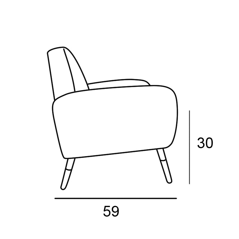 Sillón infantil modelo PETITE MONA
