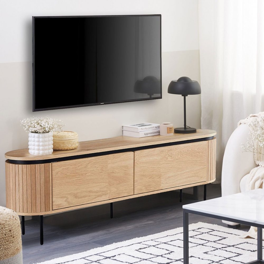 Mueble TV estilo retro – Chapa de Roble