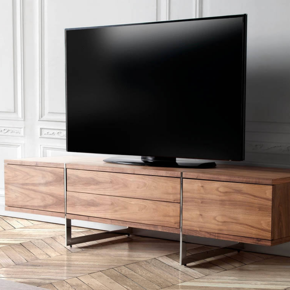Mueble de TV con Puertas y Cajones Colección Elegance