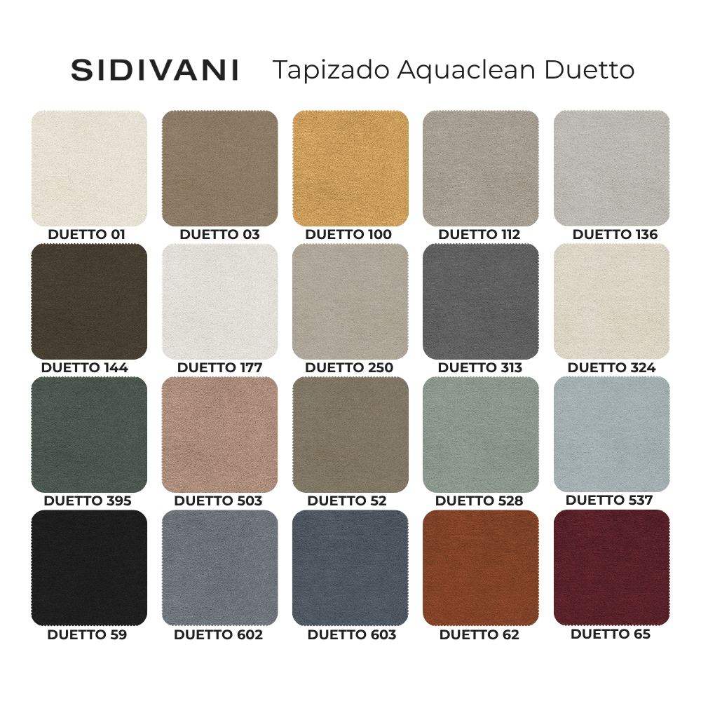 Muestrario Aquaclean Duetto Disponible en nuestras tiendas de diseño Sidivani en Madrid y en nuestra web