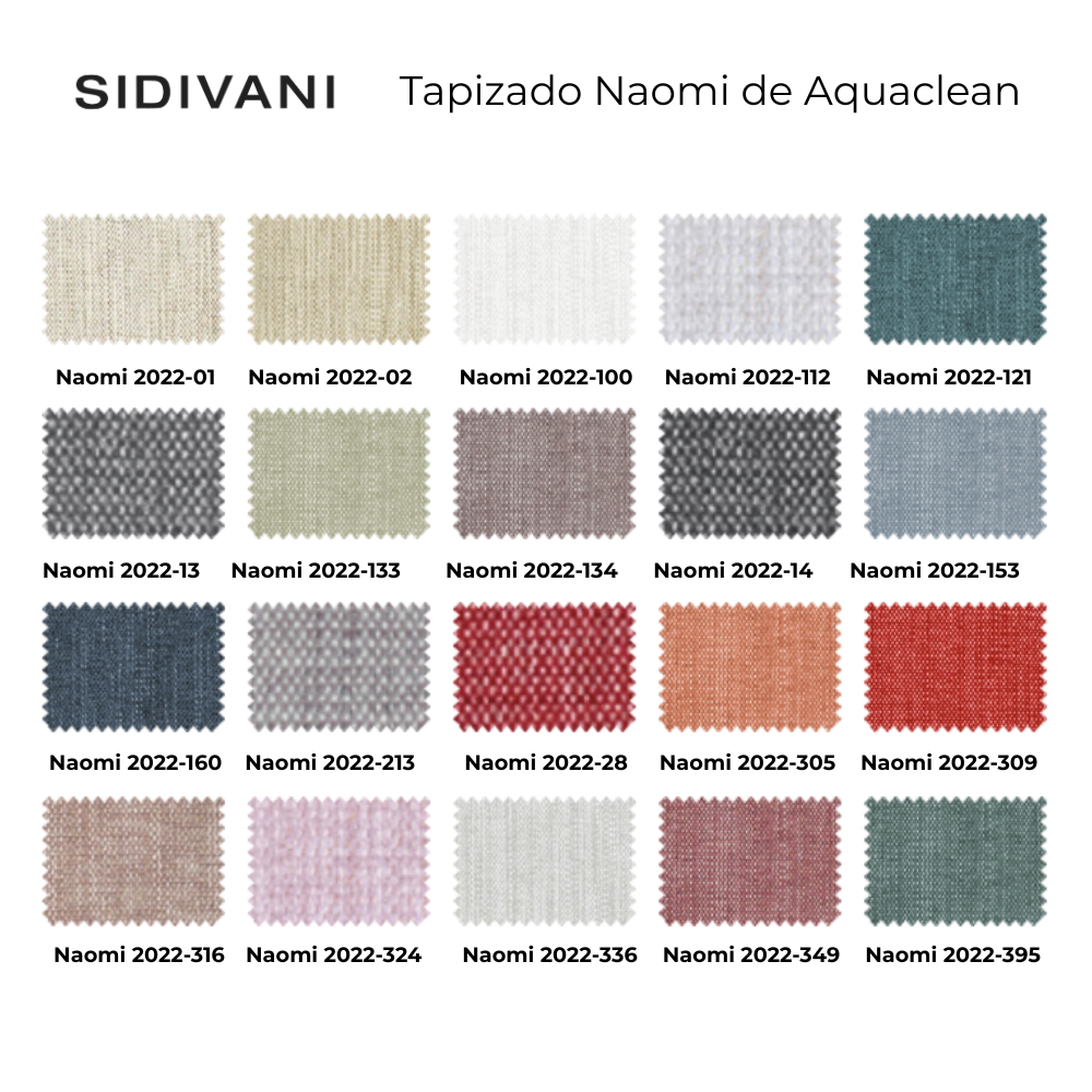Rinconera modelo NICE tapizado Aquaclean