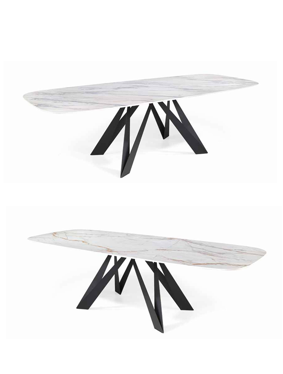 Mesa de Comedor Fija Tapa Porcelánico