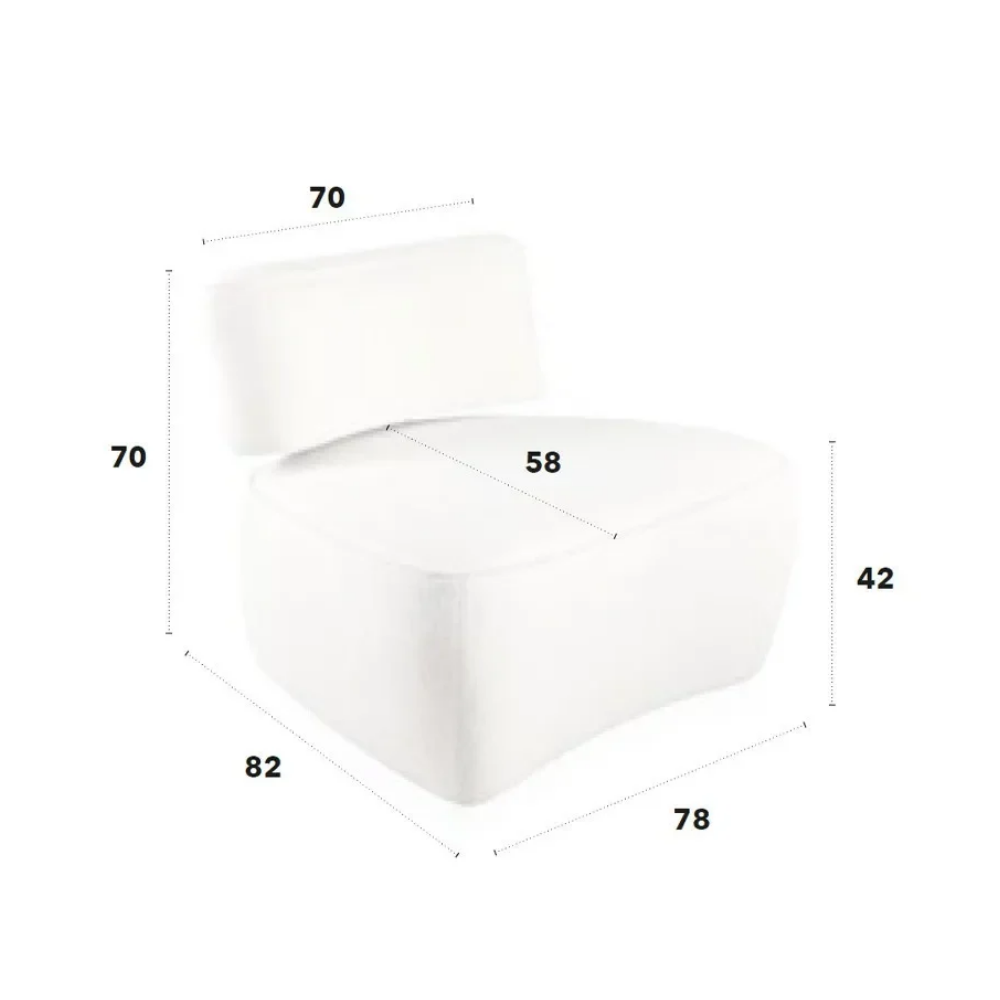 Sillón de diseño modelo NC-HN Lounge