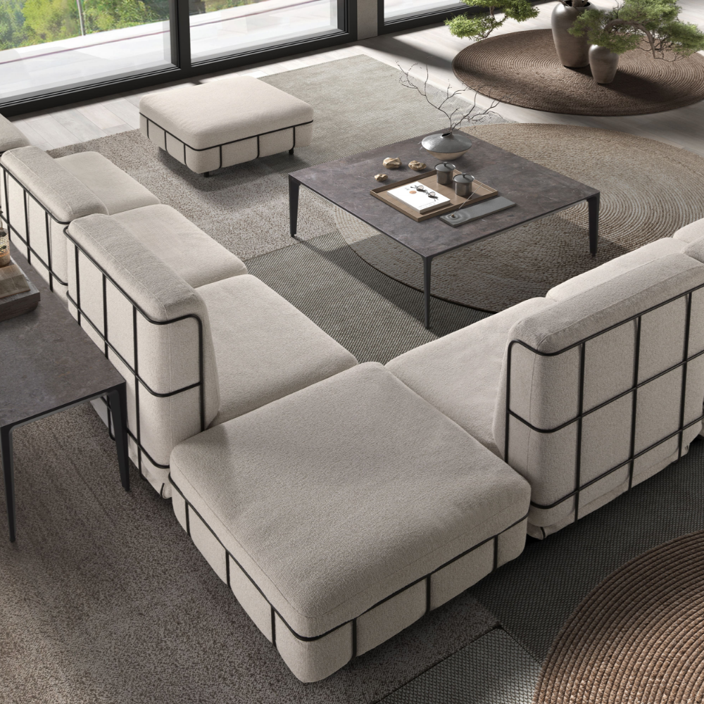 Sillón de diseño modular modelo NC-CLCK Lounge
