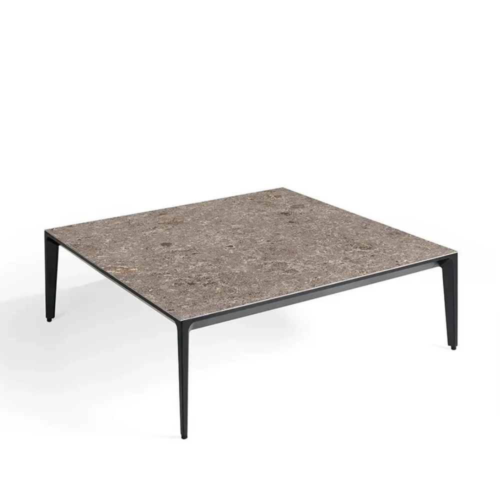 Mesa de centro modelo NC-KK CF B Tapa porcelánico