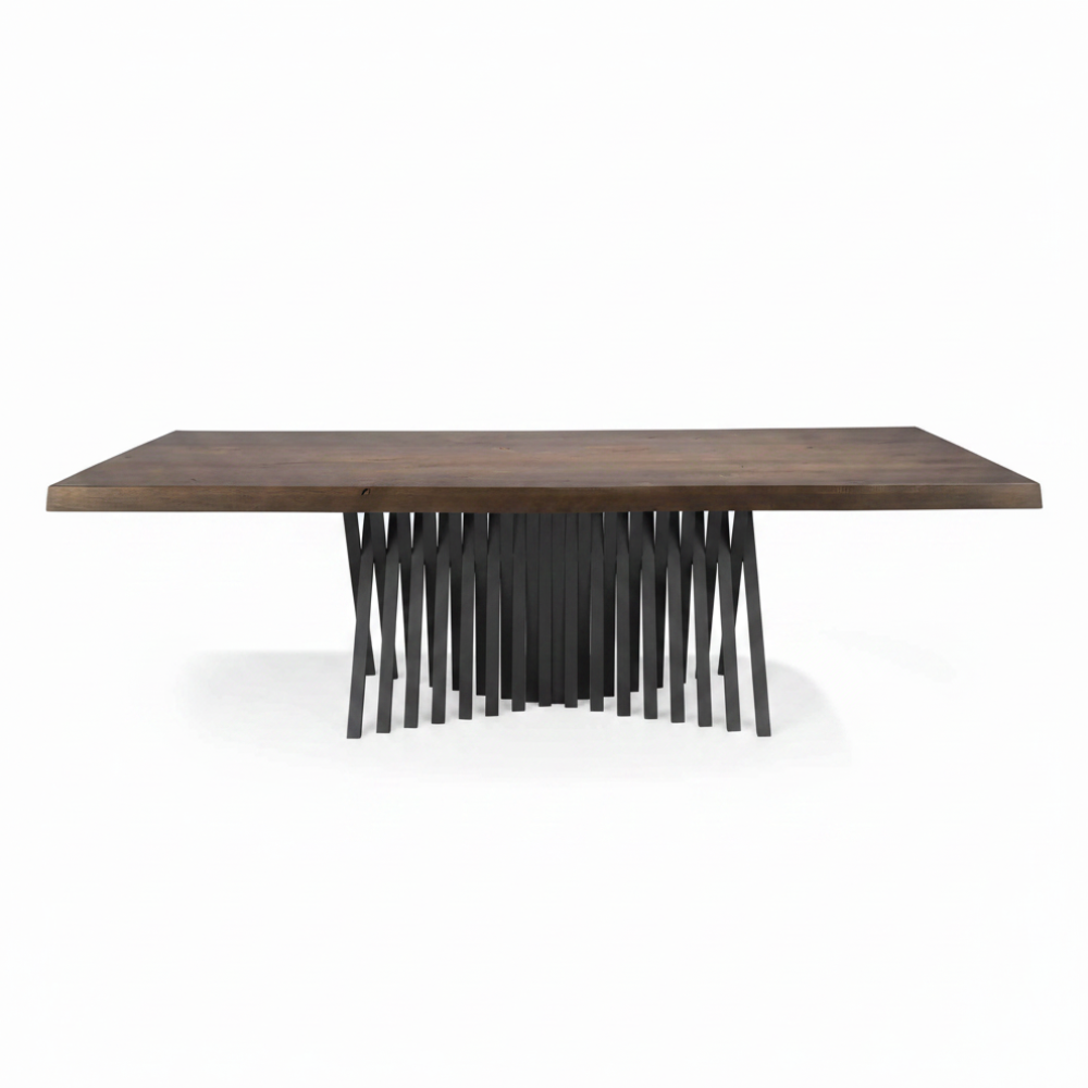 Mesa de Comedor Fija Tapa de Madera