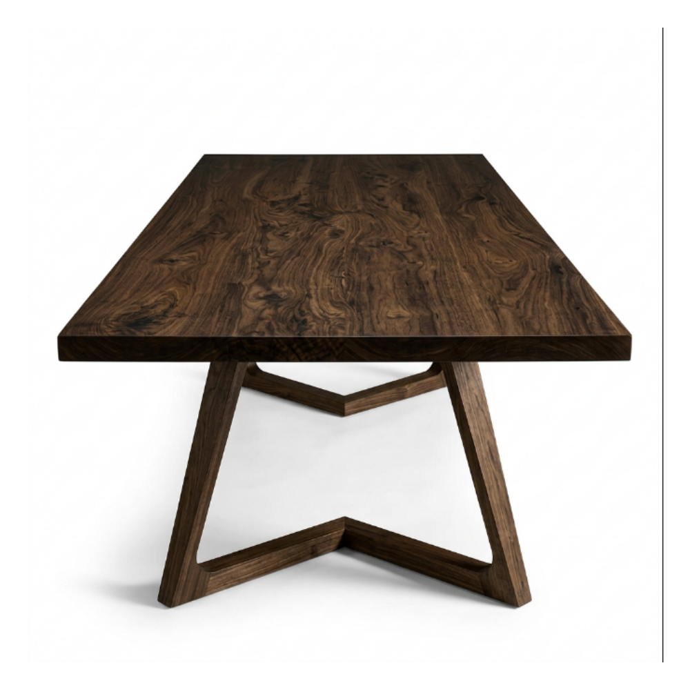 Mesa de Comedor Modelo NC-NL FIX WOOD Tapa de Madera