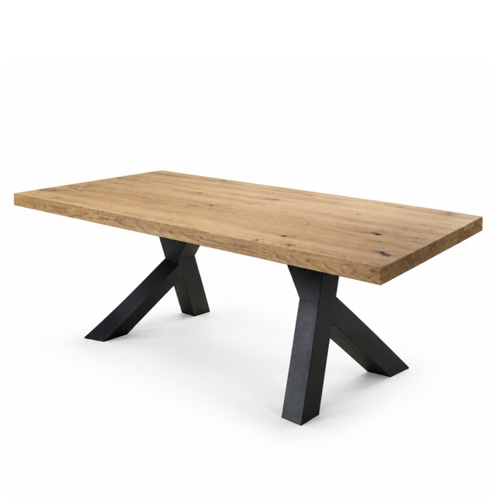 Mesa de Comedor Modelo NC-SH FIX WOOD Tapa de Madera