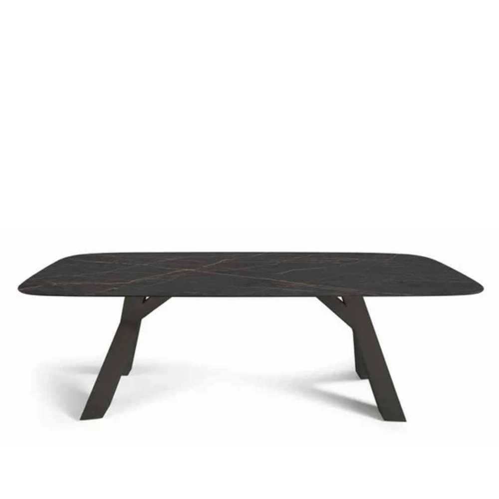 Mesa de Comedor Modelo NC-SH FIX KER Tapa de Porcelánico