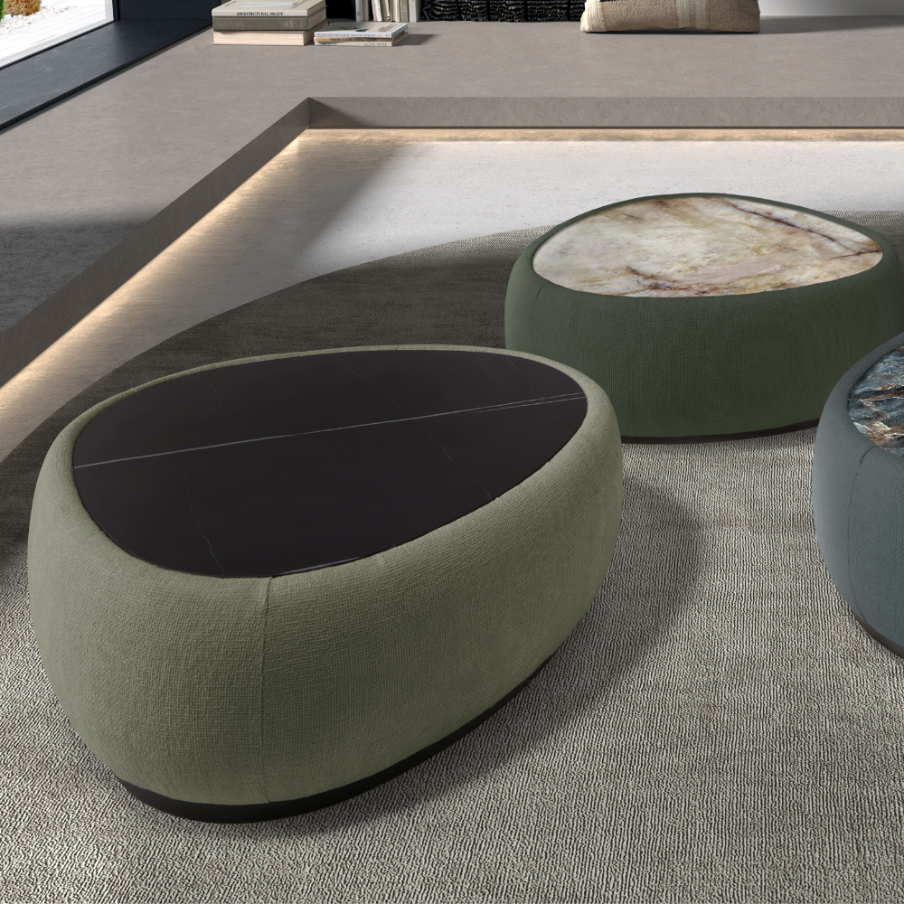 Mesa de centro modelo NC-TYPCL Tapa Porcelánico