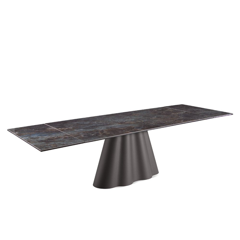 Mesa de Comedor Extensible Modelo NC-FLM EXT KER Tapa de Porcelánico