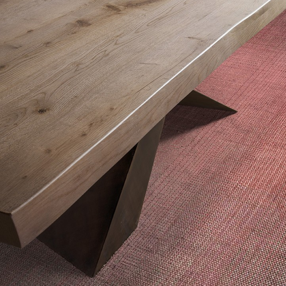 Mesa de Comedor Modelo NC-JSPR FIX WOOD Tapa de Madera
