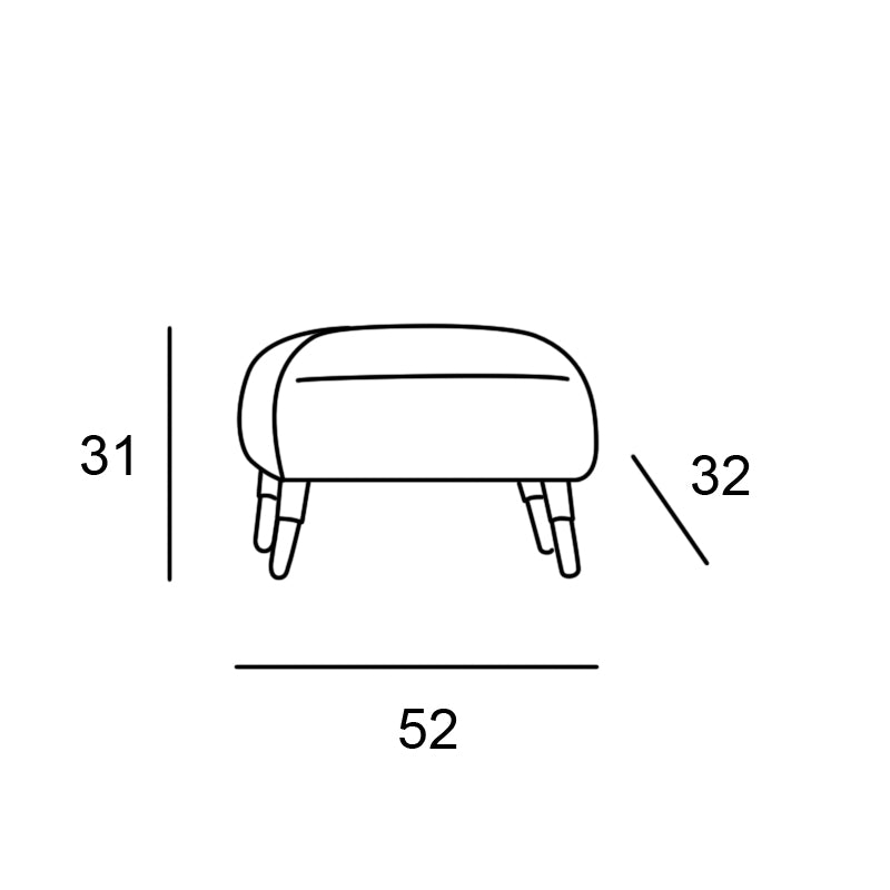 Butaca de diseño modelo MONA Tapizado Lido