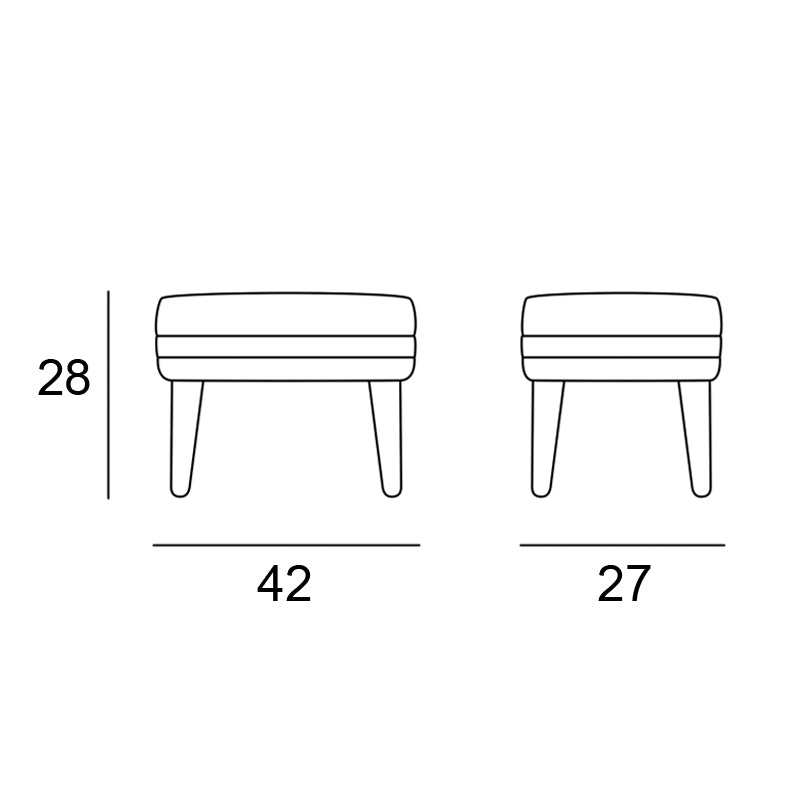 Butaca nórdica modelo PETITE GINA Lisa