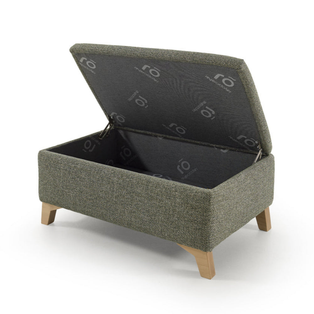 Pouf Banqueta con Arcón Pata Alta