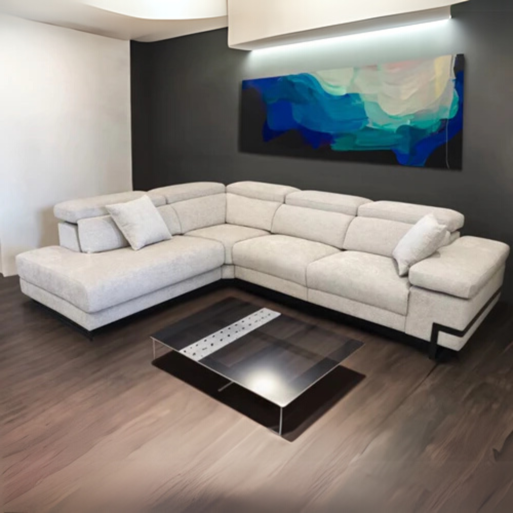 Rinconera ACAPULCO Diseño Abierto 2 Asientos Extraíbles con Tapizado Aquaclean