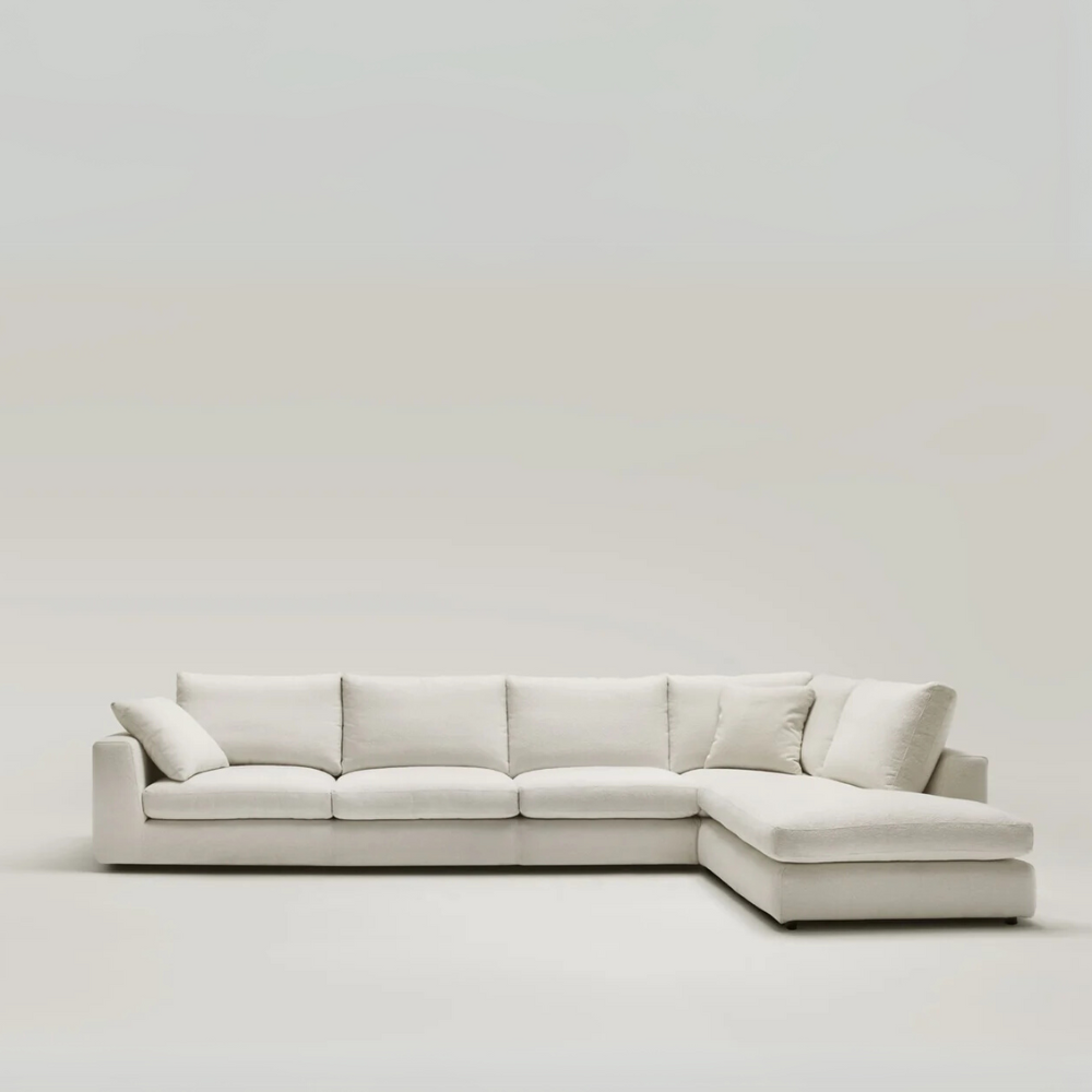 Rinconera de diseño abierto modelo IBISSA tapizado Aquaclean