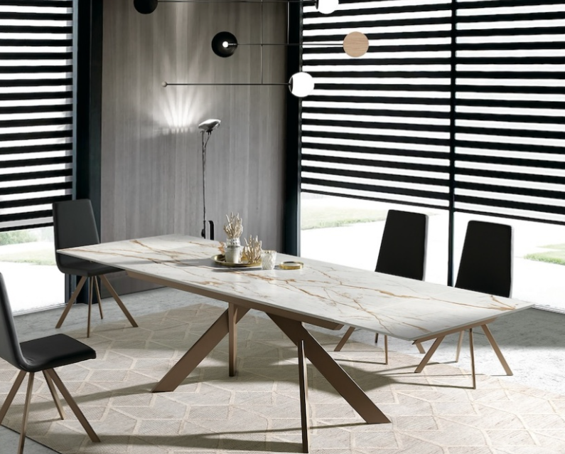 Mesa comedor extensible de diseño modelo RTKRSS
