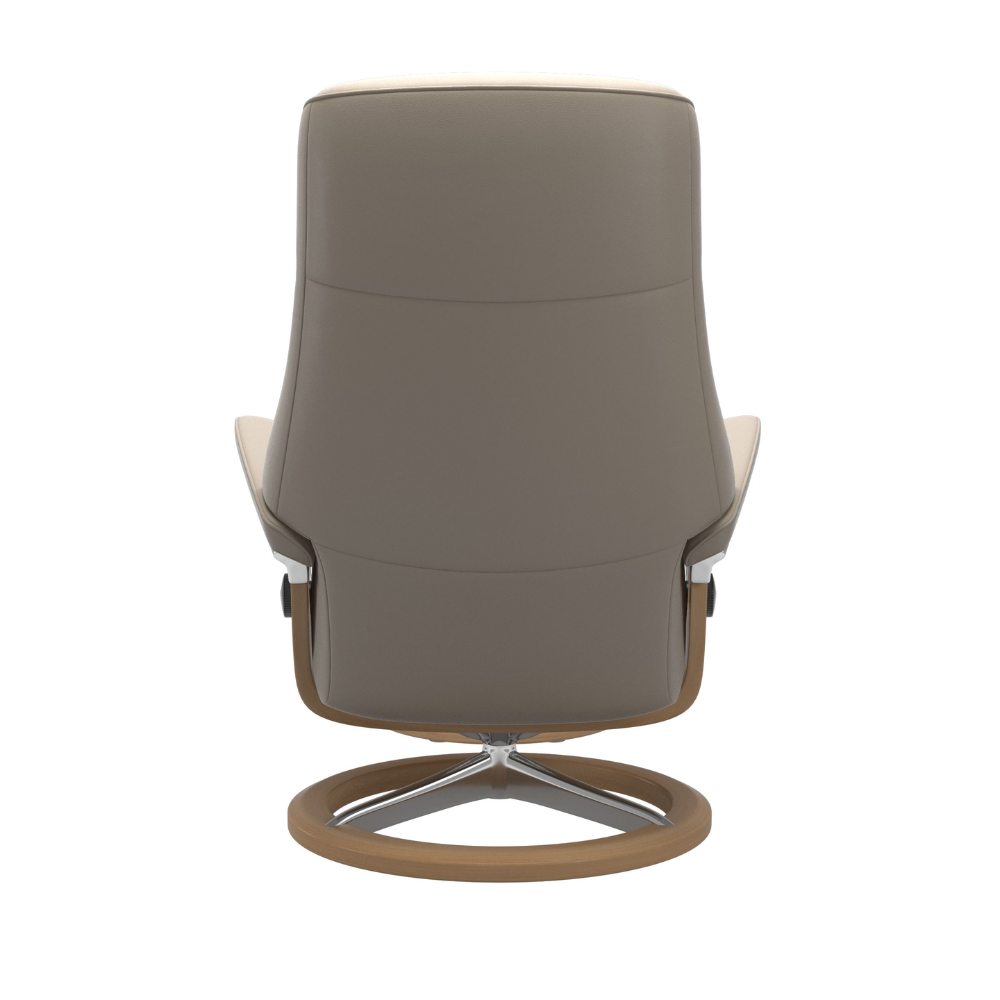 Sillón modelo PHILIP Signature Plus™ System BalanceAdapt™ en piel Paloma Pie cromo