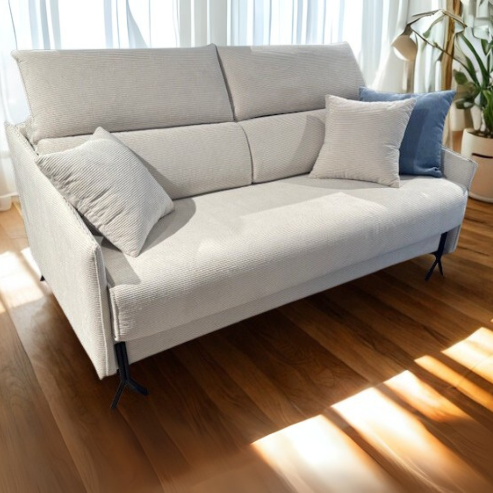 Sofá Cama modelo TURNER con apertura italiana en detalle