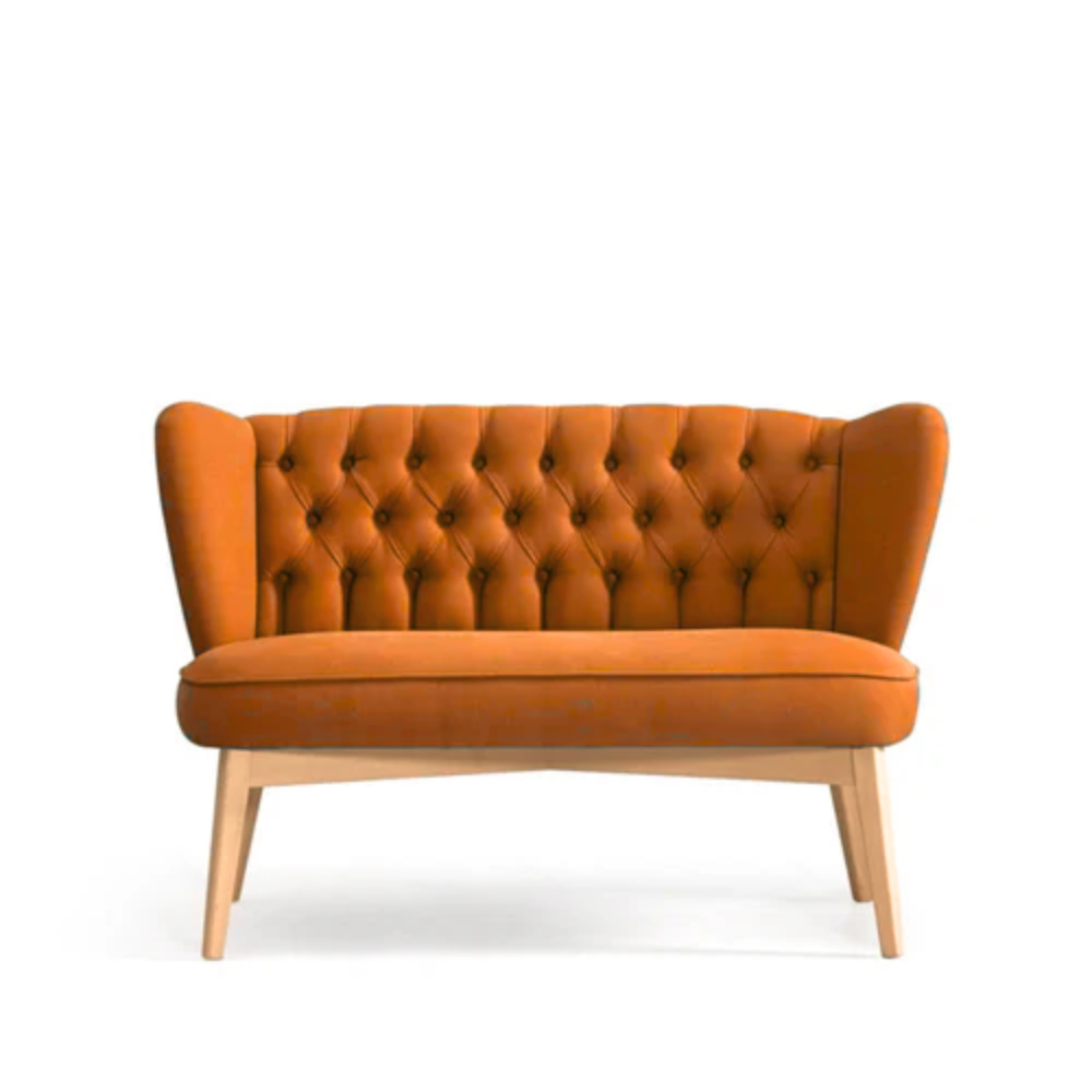 Sofa modelo MALIK con capitone Tapizado Habana
