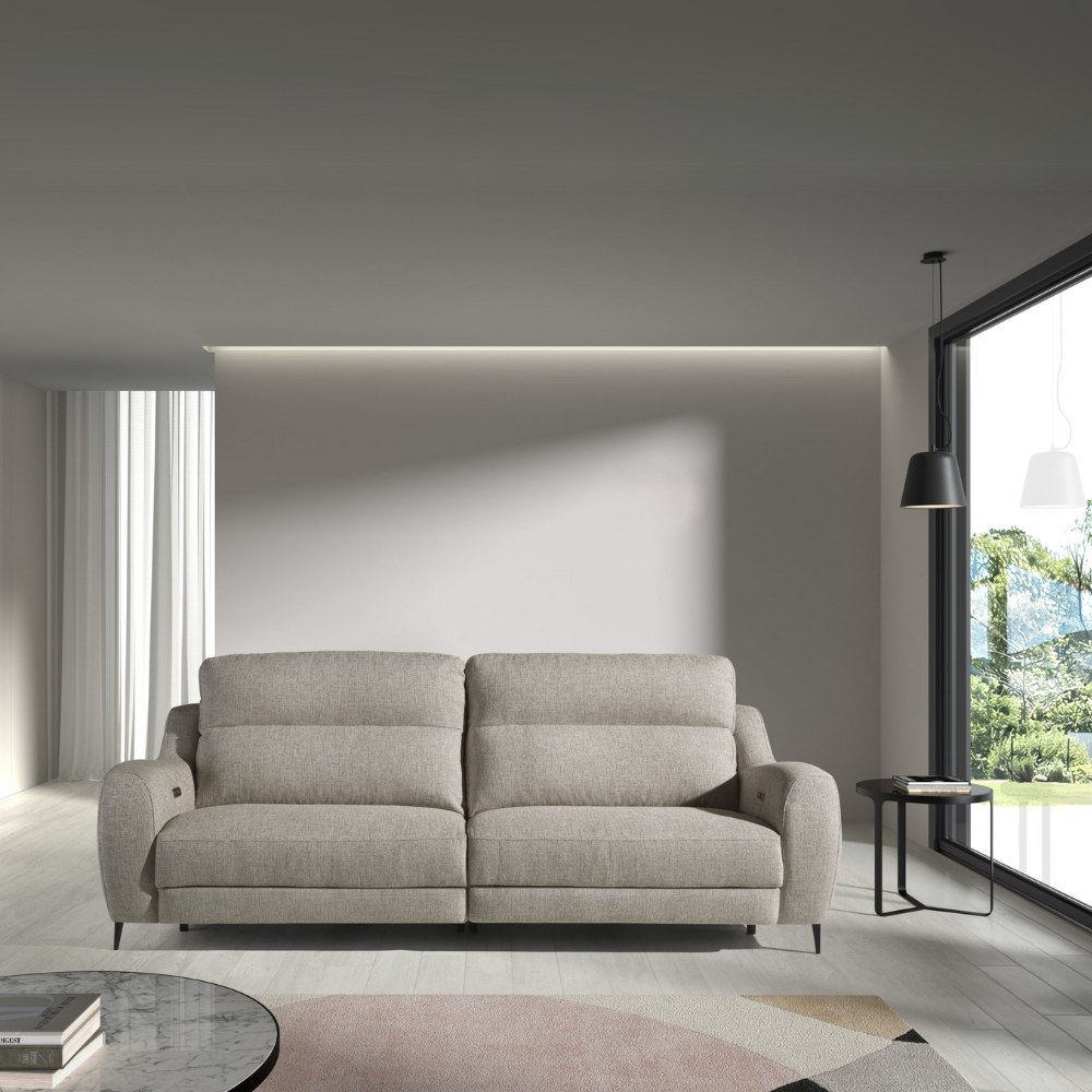 Sofá de diseño con mecanismo relax Gravity modelo MISSURI