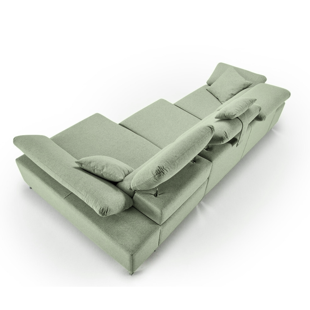 Sofa modelo NICE con chaiselongue en Tapizado AQUACLEAN