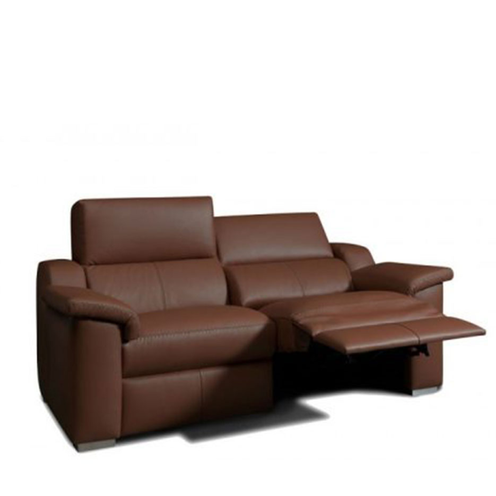 Sofá modelo WAGNER Relax Motorizado Tapizado Piel