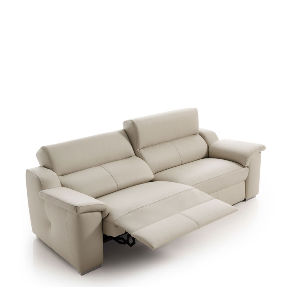 Sofá modelo WAGNER Relax Motorizado Tapizado Piel