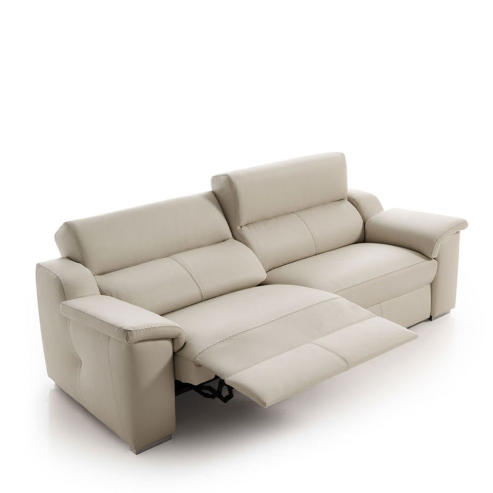 Sofá modelo WAGNER Relax Motorizado Tapizado Piel
