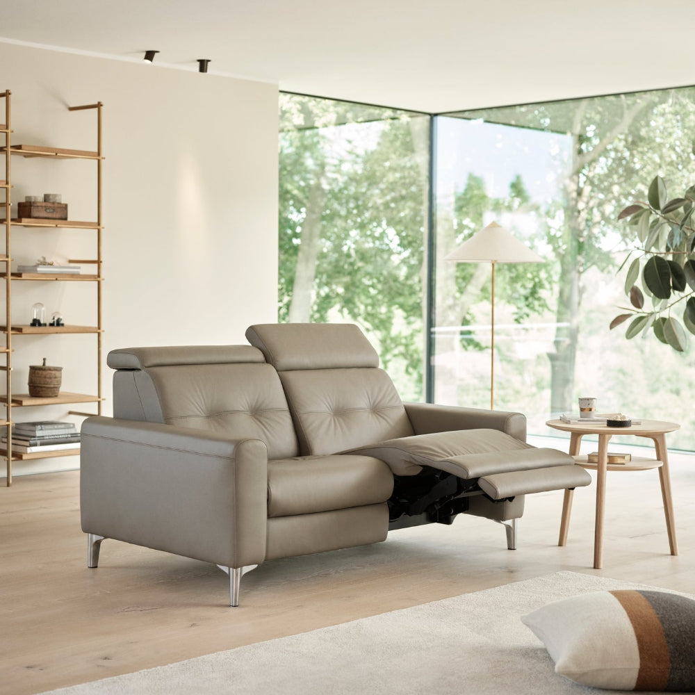 Sofá 2 plazas modelo ANNA A1 Stressless® Power™ piel Paloma