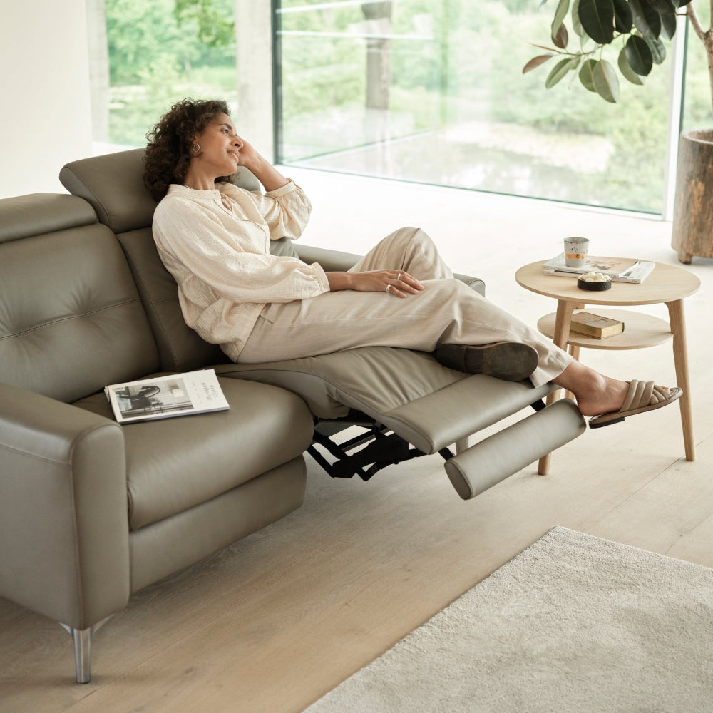 Sofá 2 plazas modelo ANNA A1 Stressless® Power™ piel Paloma