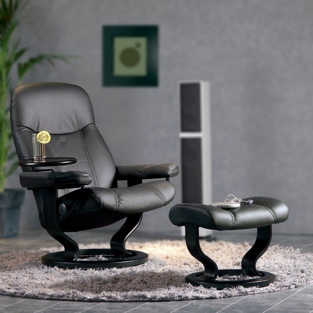 Sillon modelo CONSUL Classic Plus™ System de STRESSLESS en piel Batick