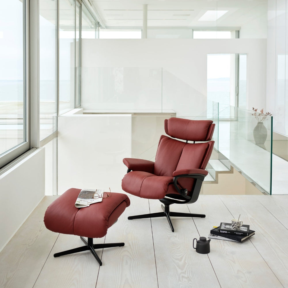 Sillón modelo MAGIC Cross Plus™ System BalanceAdapt™ en piel Batick