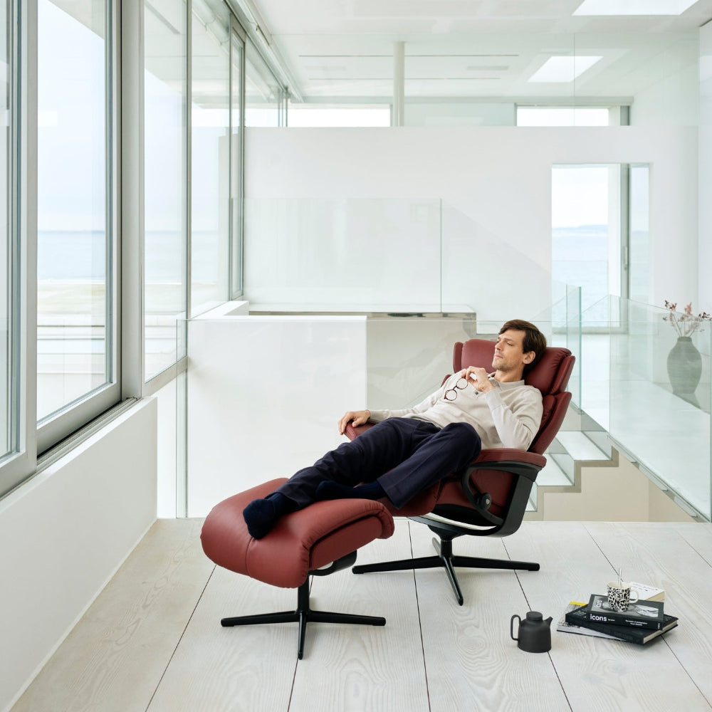 Sillón modelo MAGIC Cross Plus™ System BalanceAdapt™ en piel Batick
