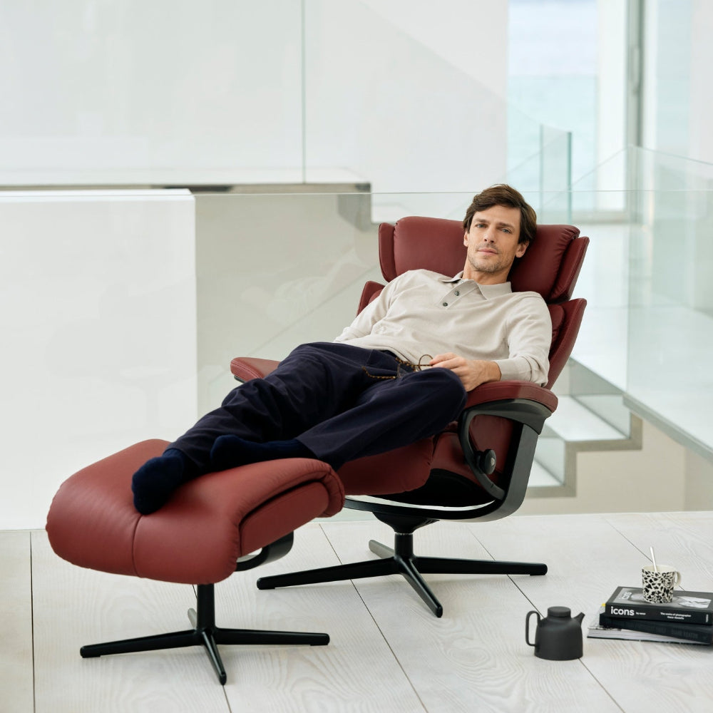 Sillón modelo MAGIC Cross Plus™ System BalanceAdapt™ en piel Batick