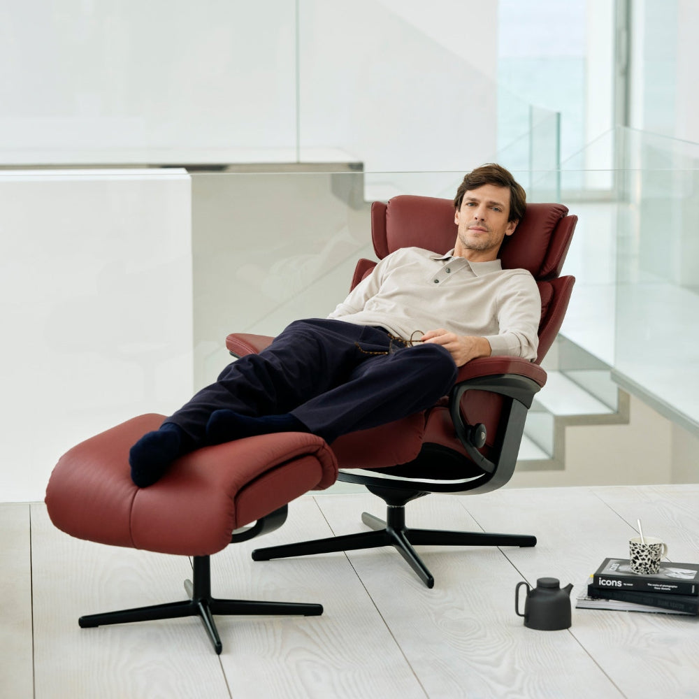 Sillón modelo MAGIC Cross Plus™ System BalanceAdapt™ en piel Batick